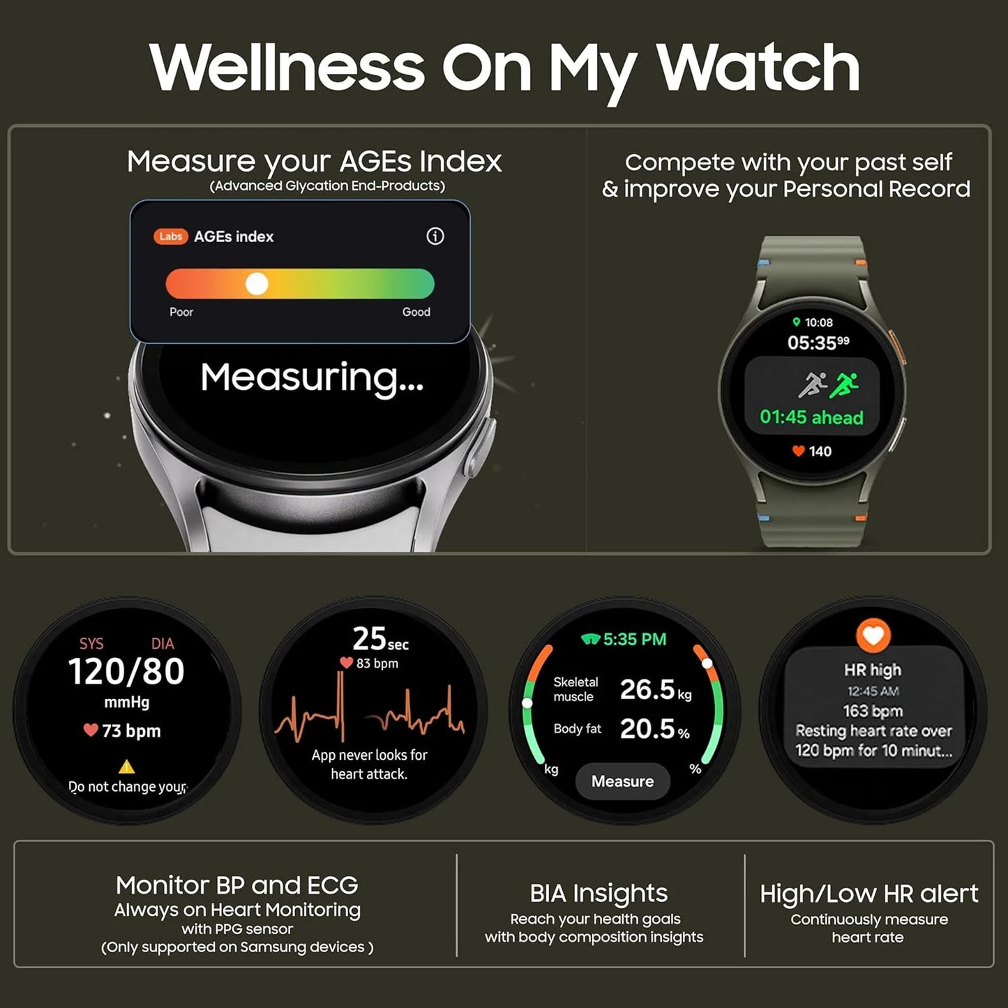 Samsung Galaxy Watch 7 (40mm) – AI Smartwatch with Energy Score