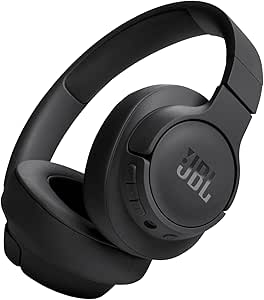JBL Tune 720BT Wireless Over-Ear Headphones, Pure Bass Sound, Bluetooth 5.3, 76H Battery, Hands-Free Call,